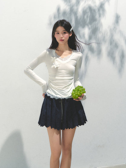 Sun Protection 3D Lace T-shirt