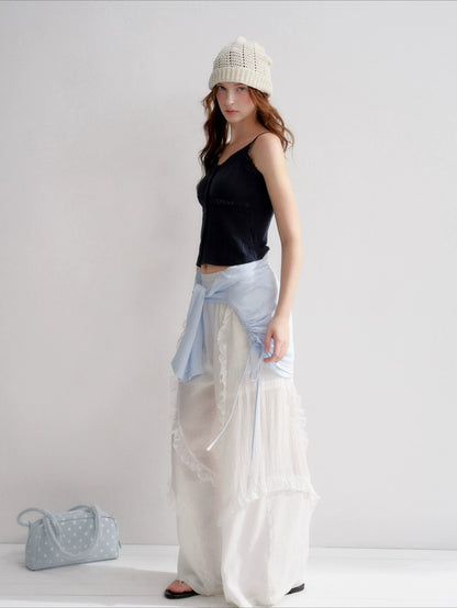 Lace Wide Leg Pants