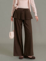 Pleated Wide Leg Pants