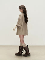 Cable Knit Cape Cardigan