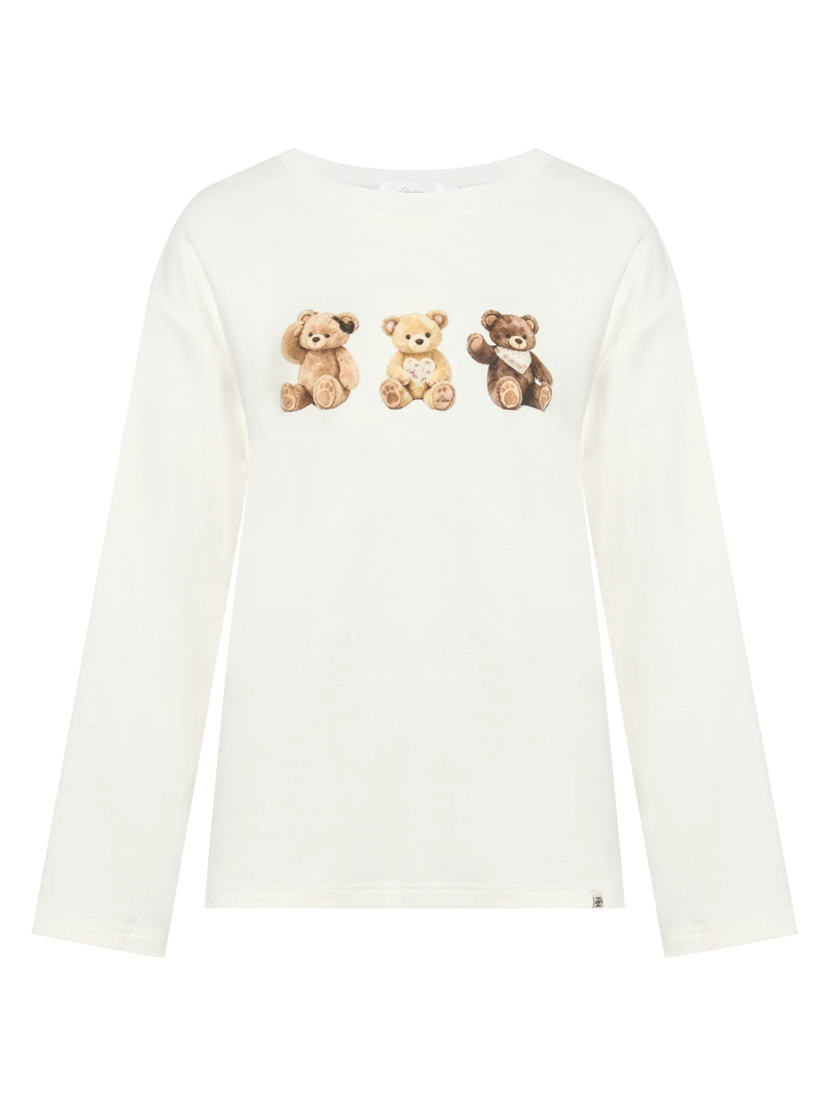 Bear Print Long Tee