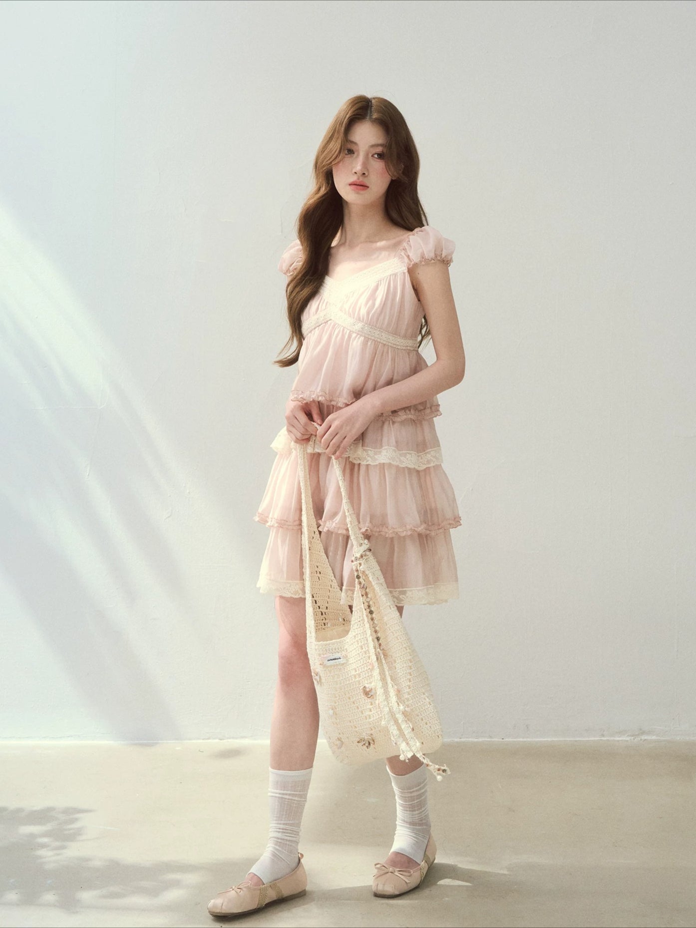Lyocell Layered Cake Doll Dress