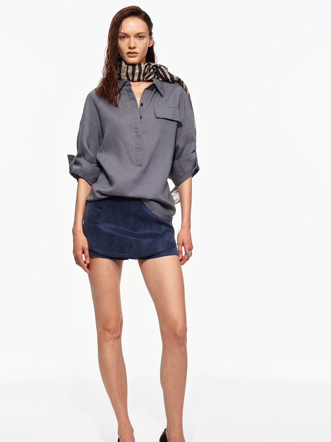 Silk Skort Shorts