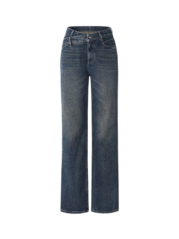 +5CM N2 Smiling Straight Denim Pants