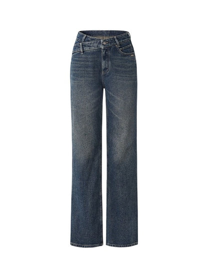+5CM N2 Smiling Straight Denim Pants