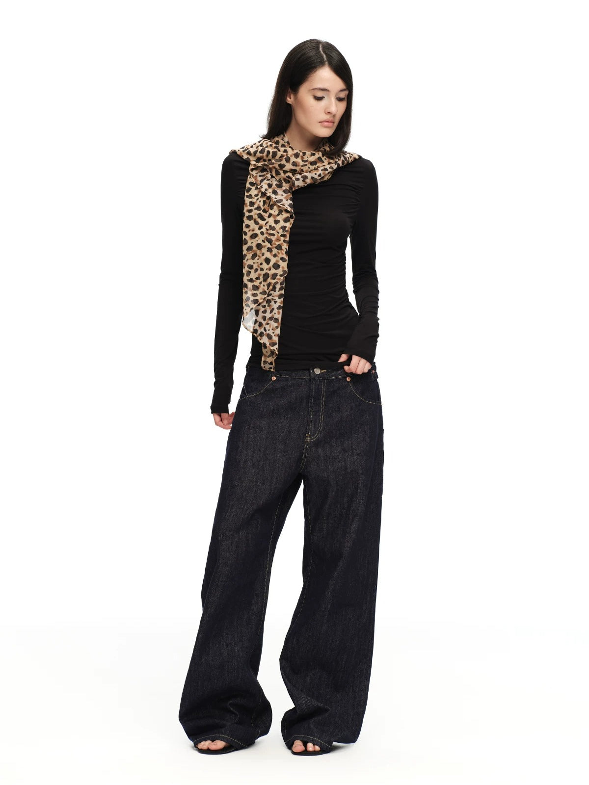 Modal Ruched T-Shirt
