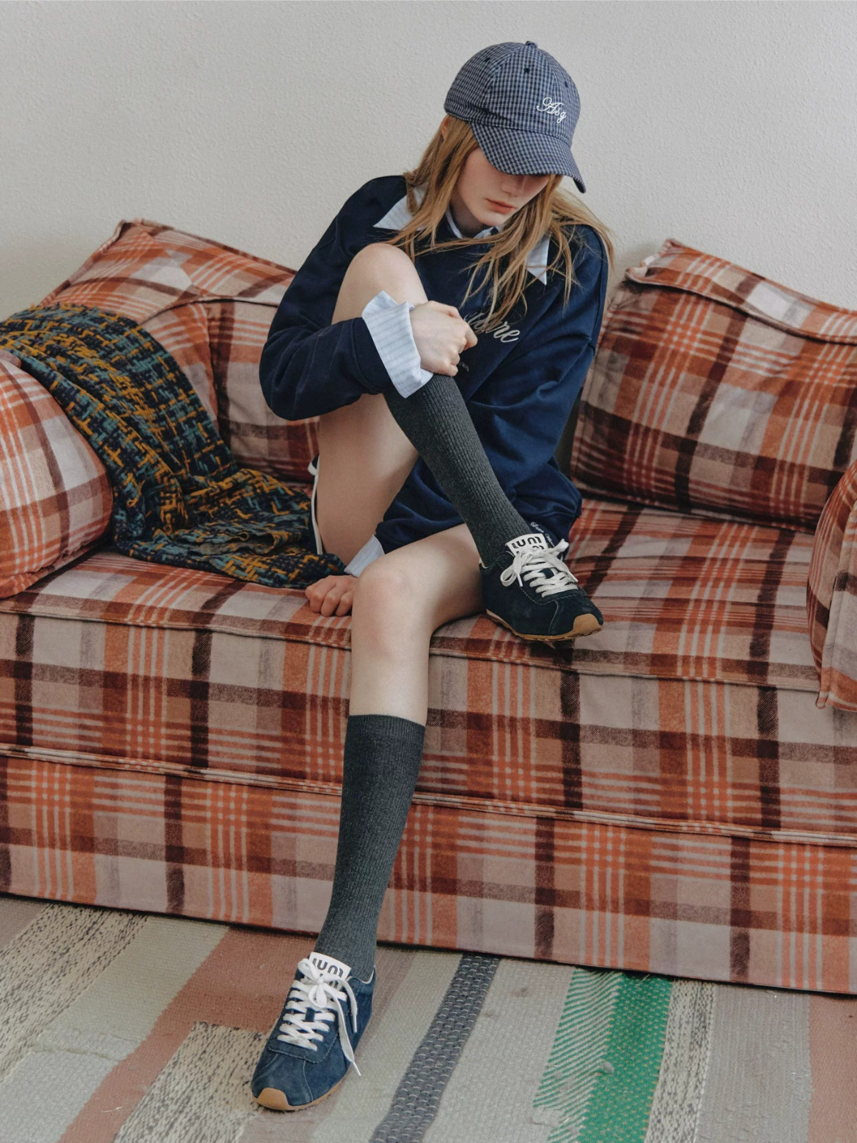 Academy Embroidery Cotton Sweatshirt