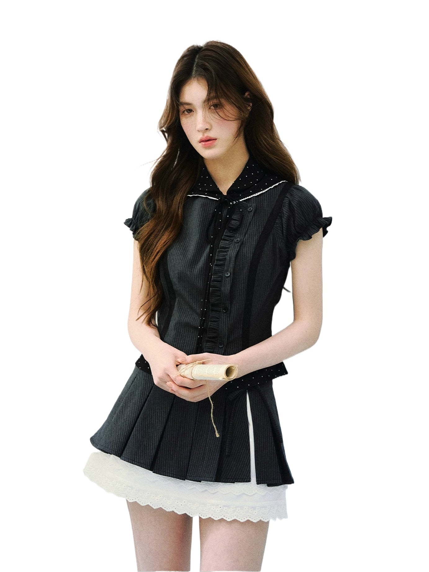 Academy Stripe Skirt Set