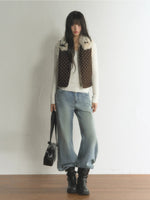 Reversible Polka Dot Fleece Vest