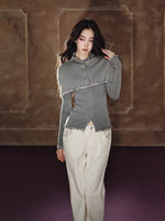 Detachable Cape Wool Sweater