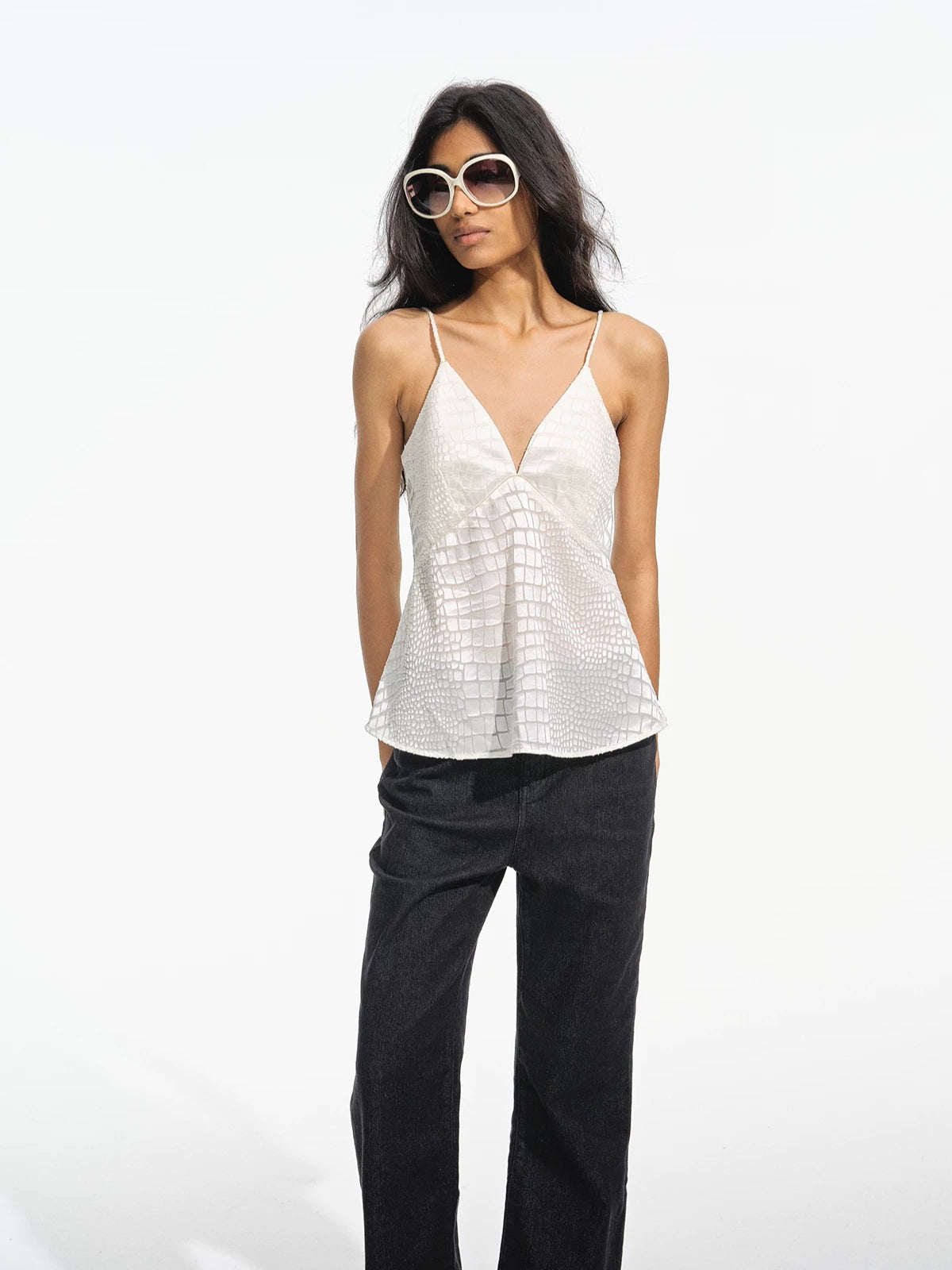 Crocodile Print Cami Top