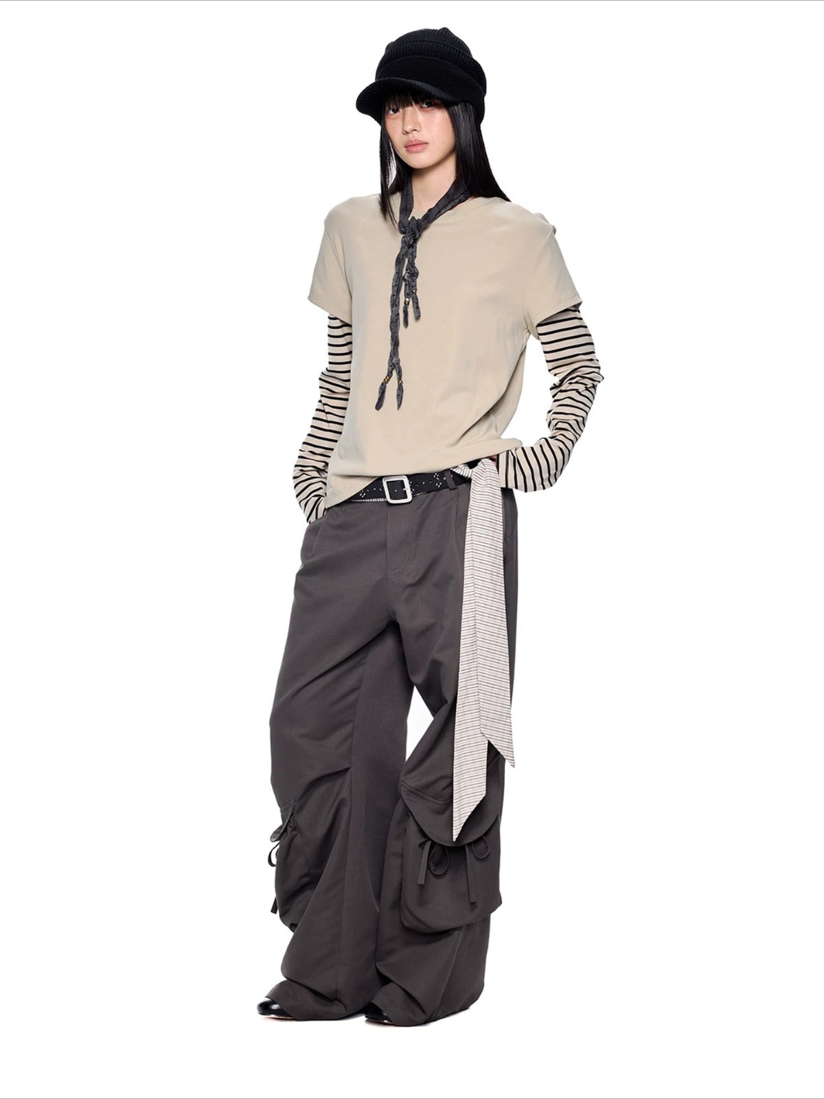 Faux Layered Stripe Tee