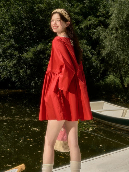 Cherry Babydoll Dress