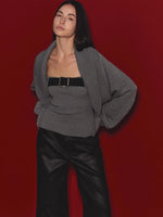 Belted Bandeau & Cardigan Set
