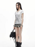Gradient Rhinestone Tee