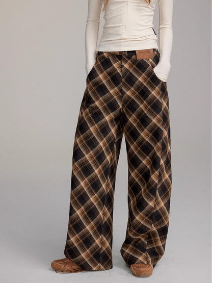 Relaxed Fit Curved-Cut Trousers