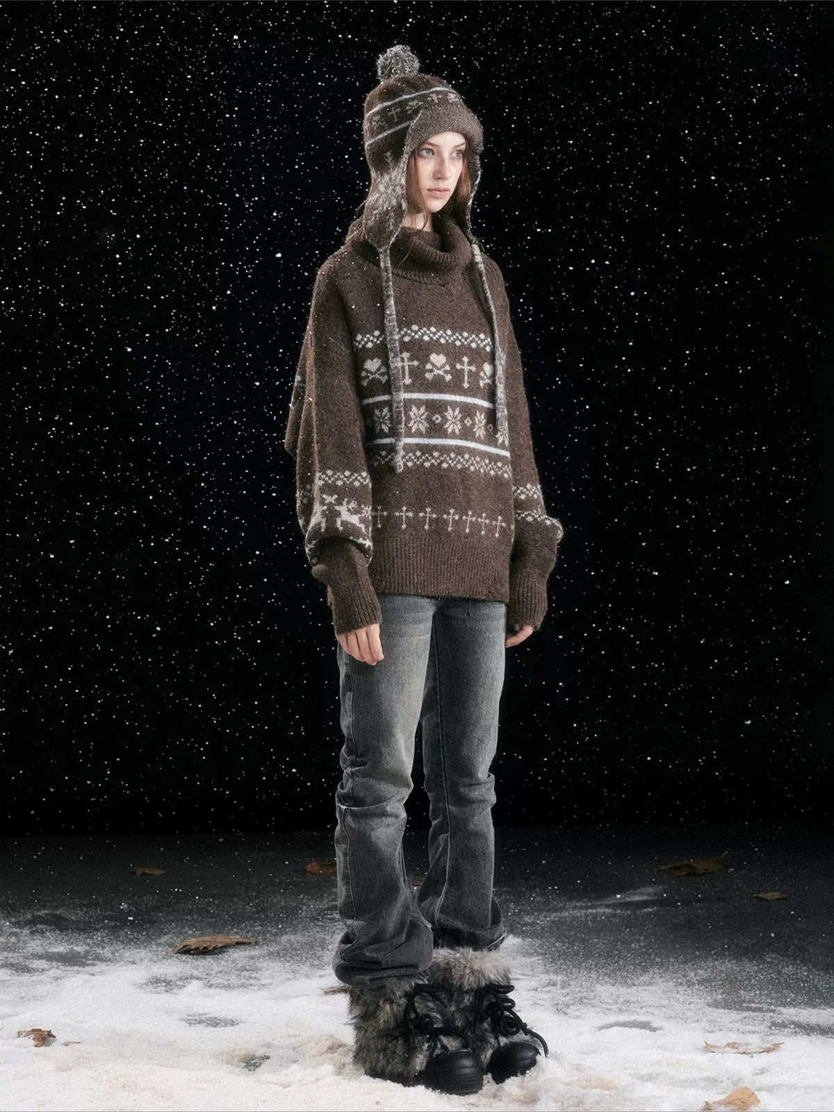 Fair Isle Knit Sweater