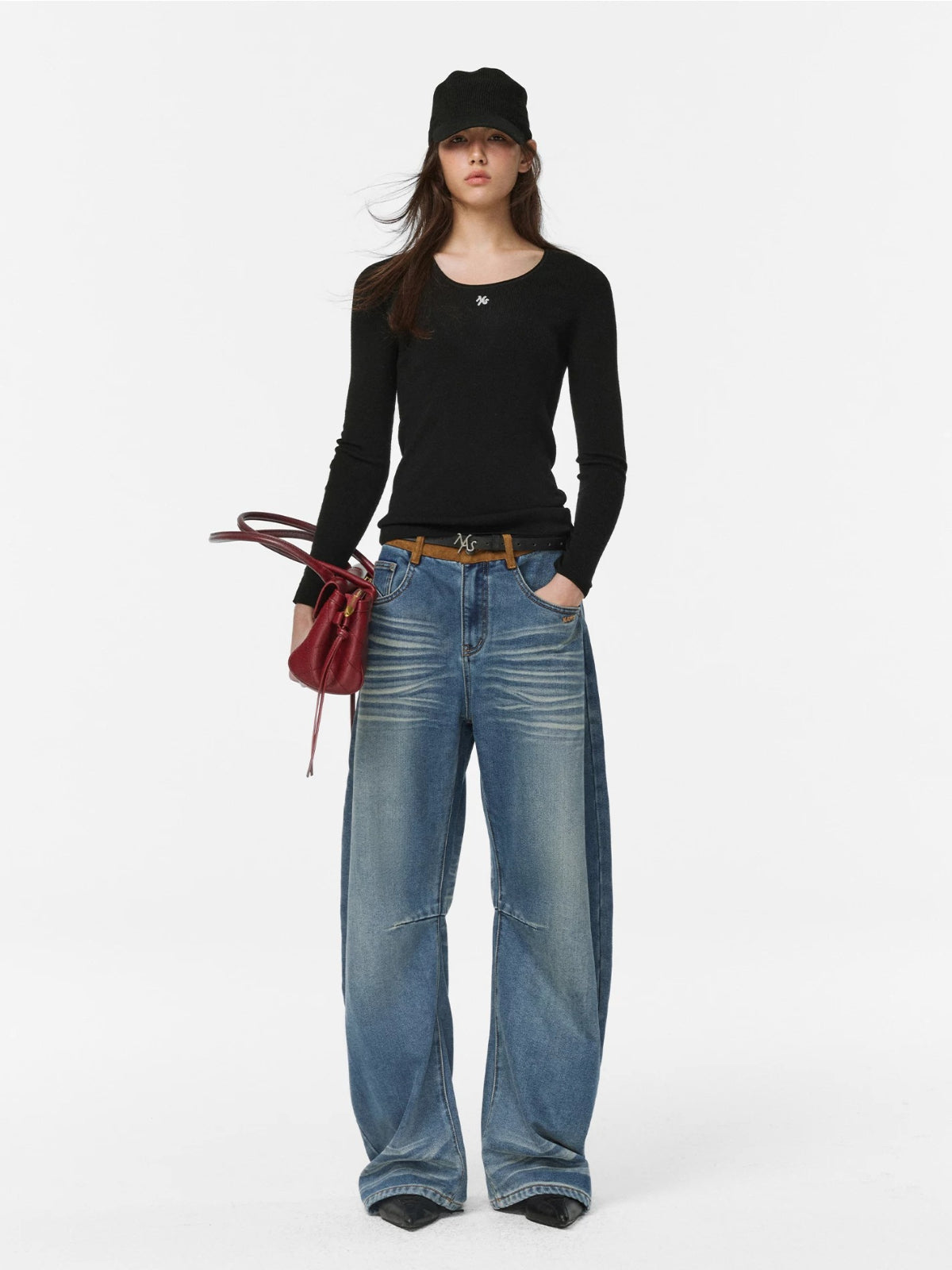 Cashmere U-Neck Sweater