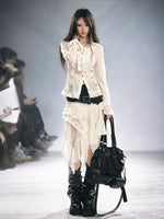 Gothic Ruffle Blouse