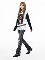 Asymmetric Backless T-Shirt
