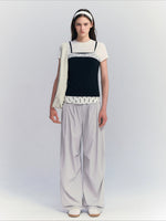 Lace Contrast Tee