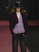 Irregular Pleated Shrug & Top Set