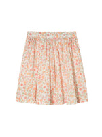 Floral Pleated Mini Skirt