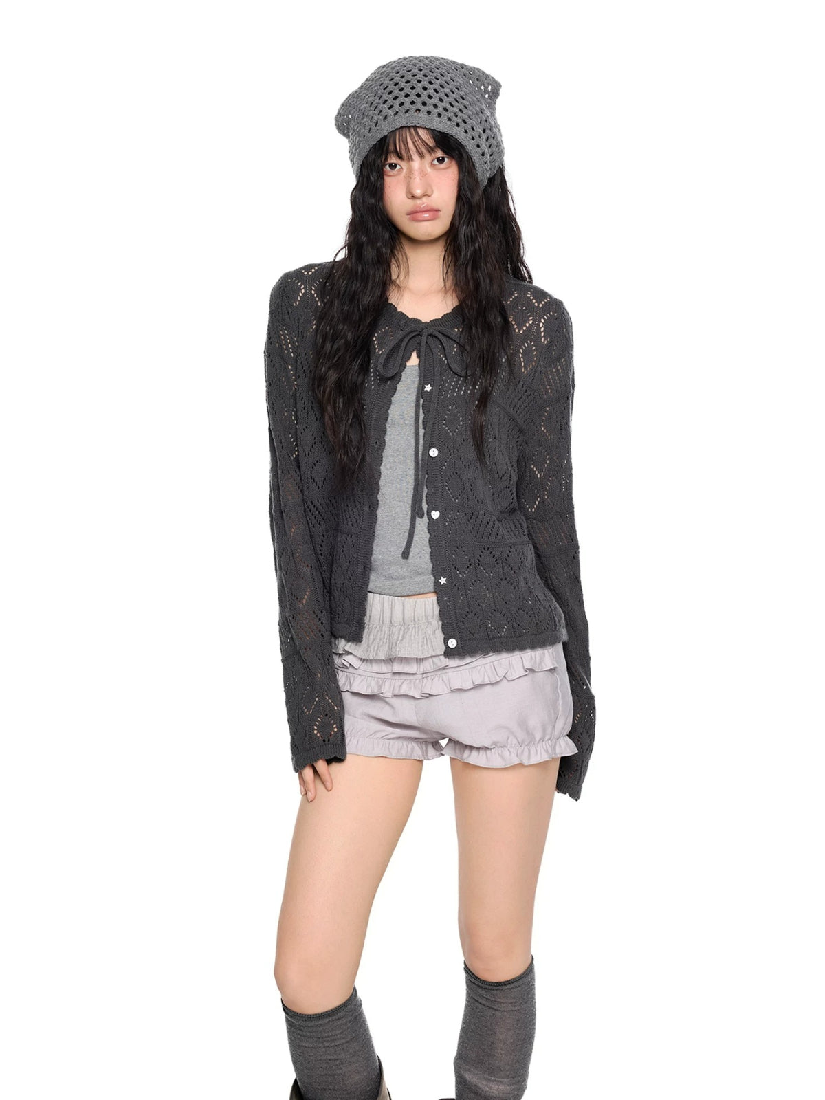 Boho Sheer Knit Cardigan