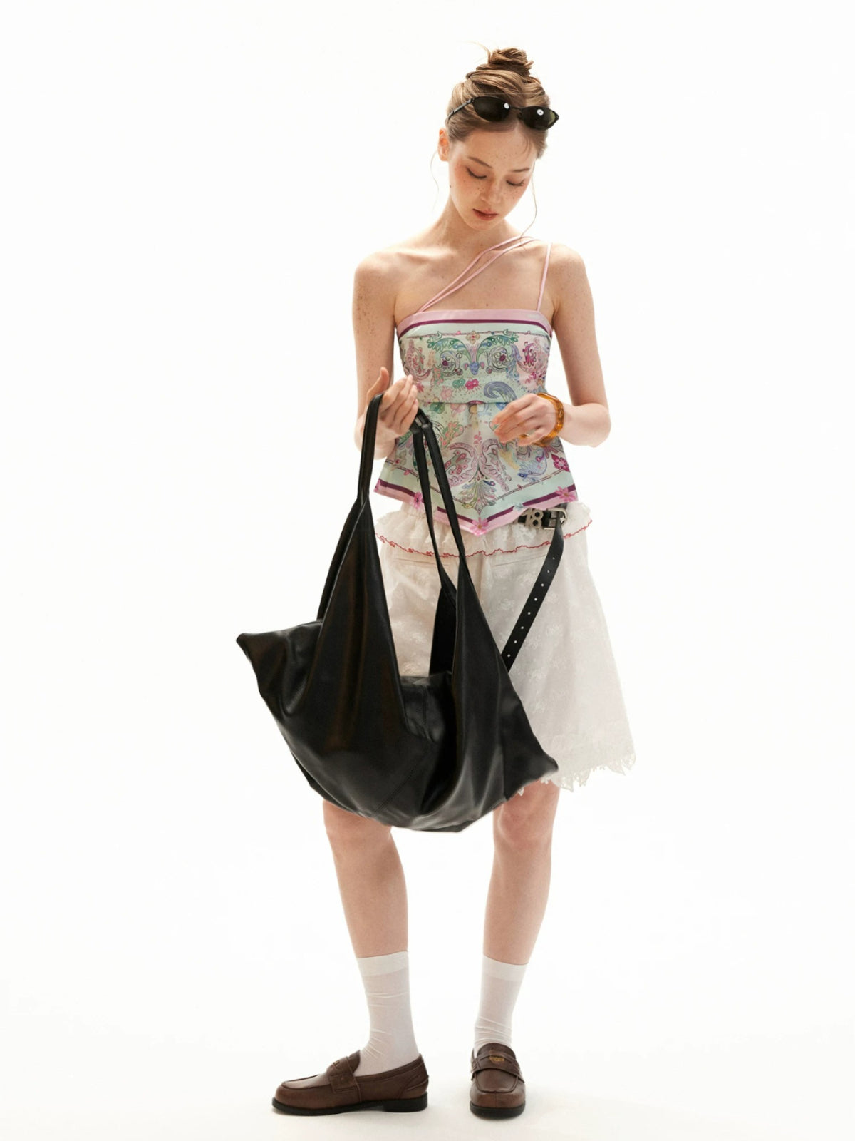Lace Layered Wide Leg Shorts
