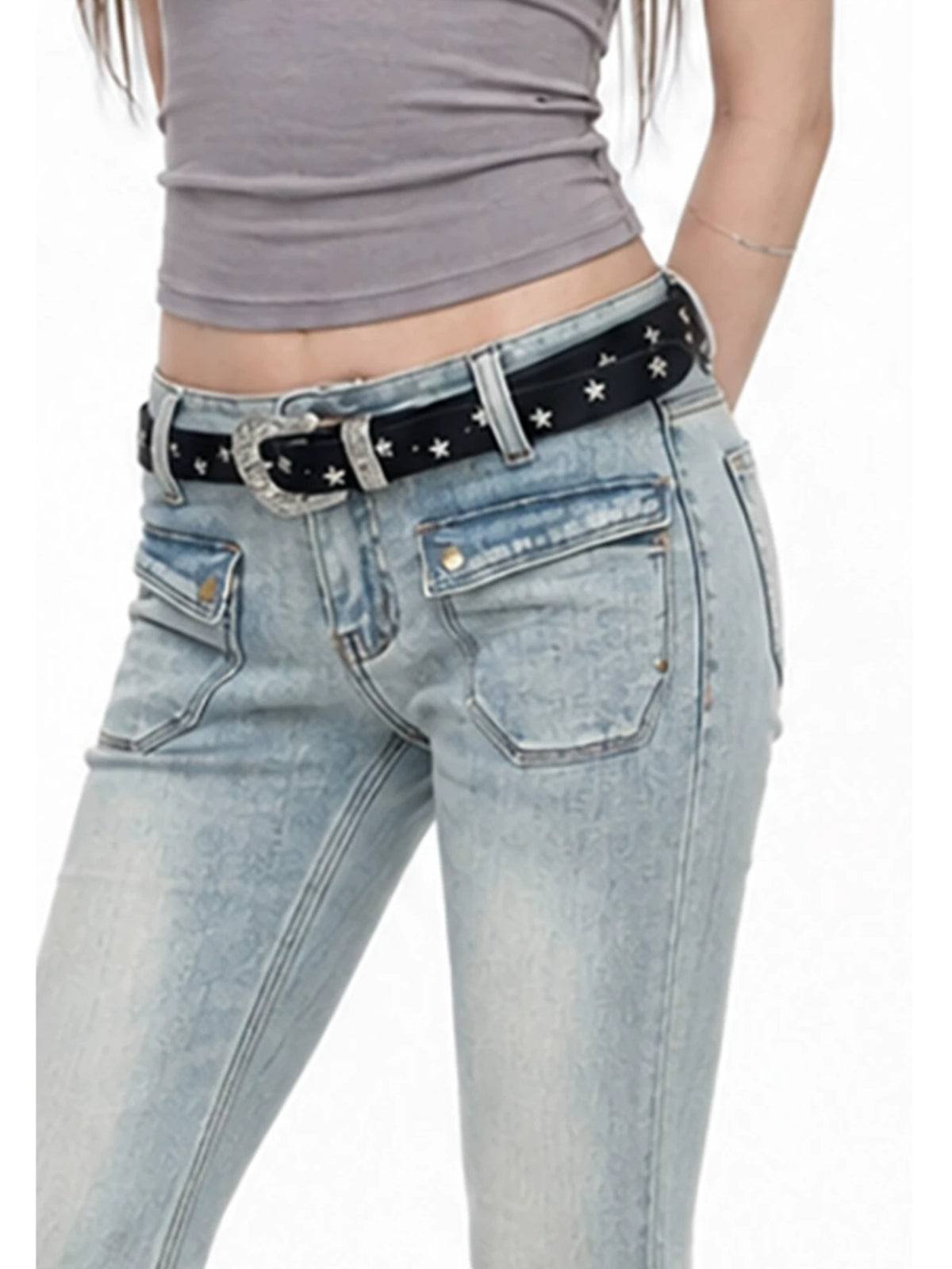 Y2K Low Rise Flare Jeans