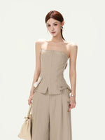 Linen Pleated Set