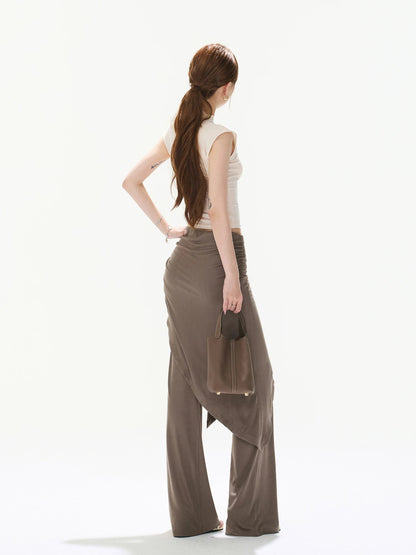 Lace Up Flare Pants