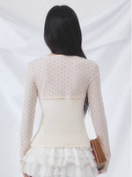 Polka Dot Layered Top