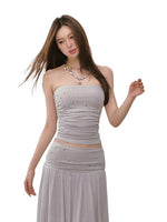 Star Beaded Ruffled Bandeau & Skirt Set