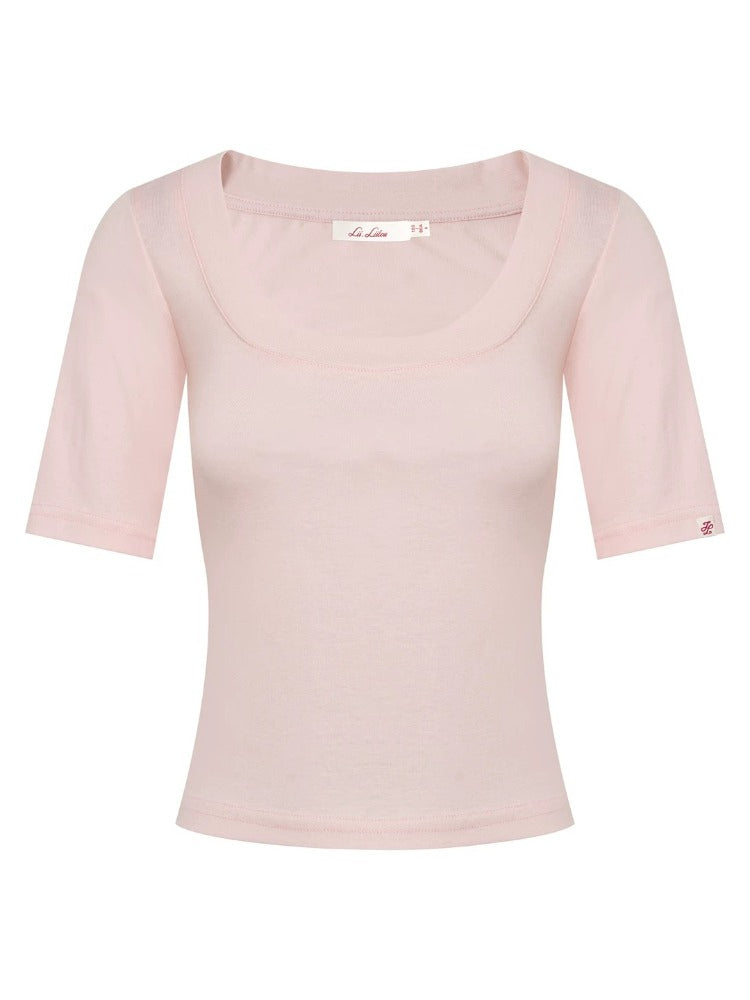 Square Neck Lyocell Tee