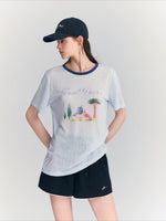 Contrast Print Tee