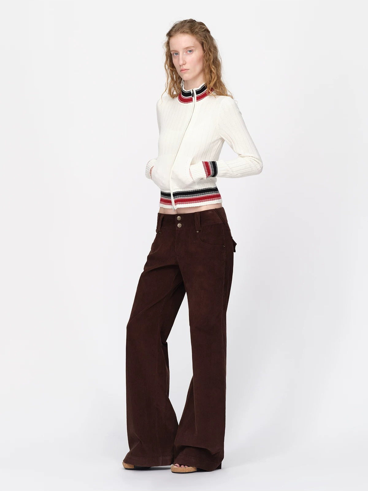 British Vintage Wool Knit Cardigan