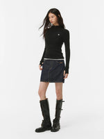 Pure Wool Half-Zip Hooded Sweater