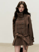 Napoleon Double-Breasted Wool Coat