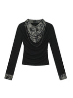 Checked Ruffle Blouse