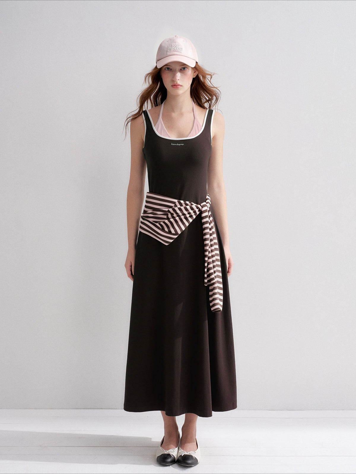 Layered Halter Knit Dress