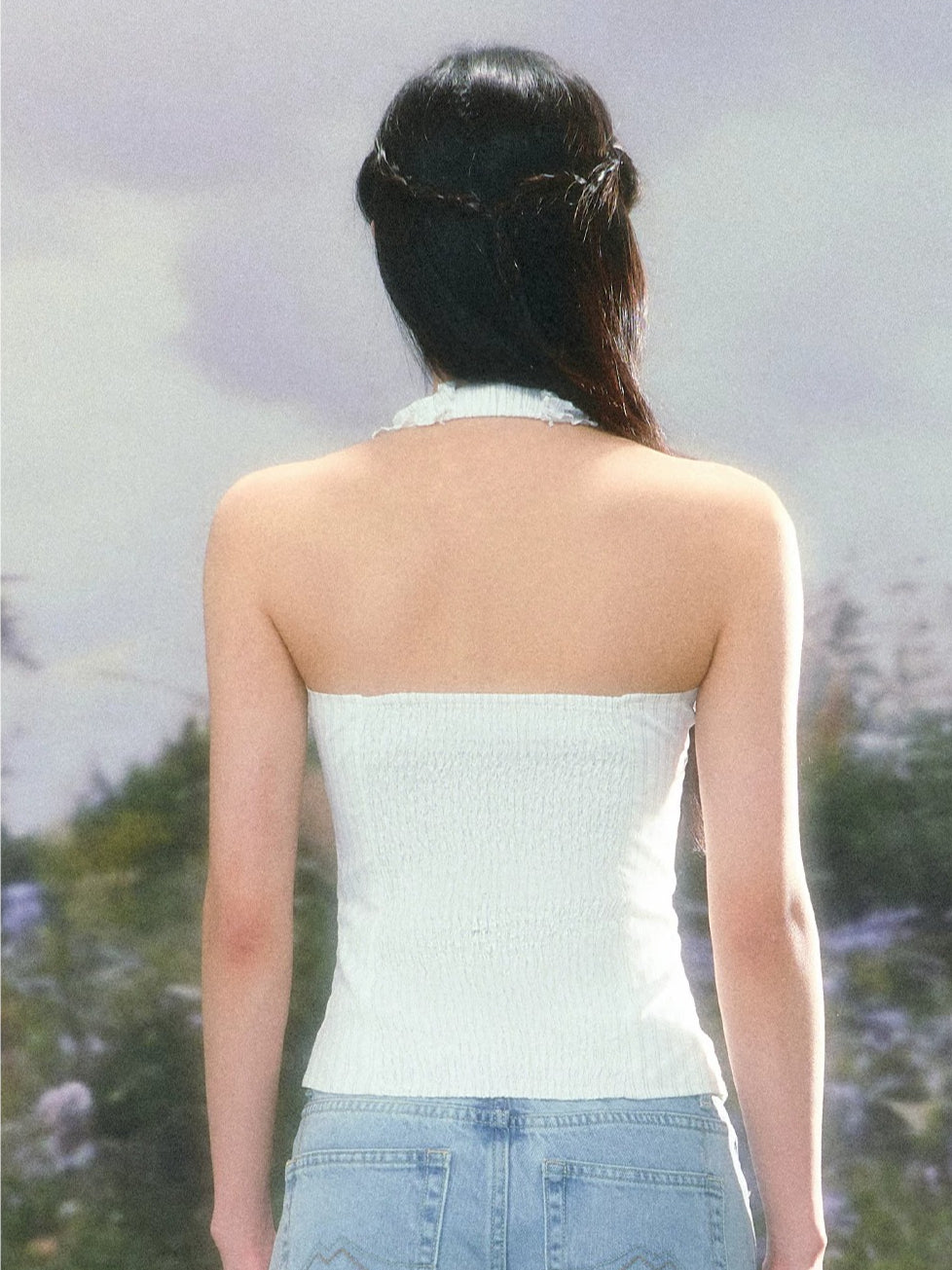 Ruffle Halter Top
