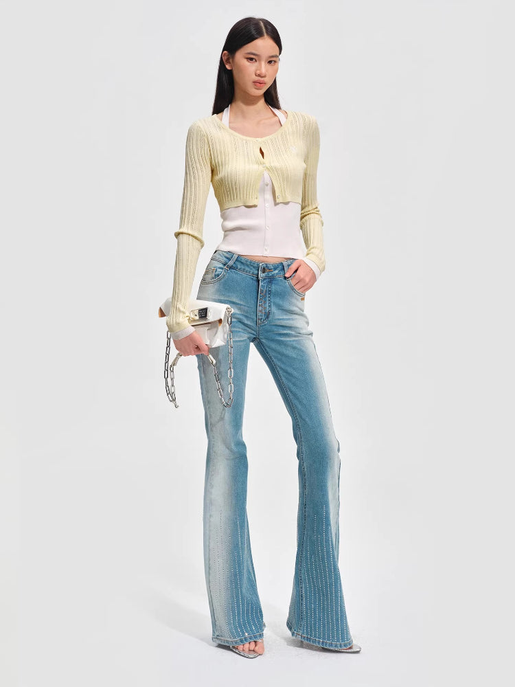 Ballerina Knight Layered Halter Knit Cardigan