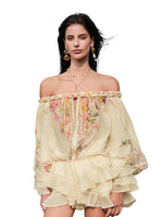 Venier Floral Playsuit