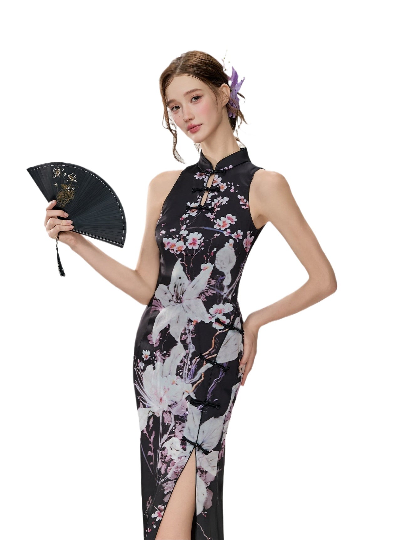 "Dream Garden" Qipao Dress Set