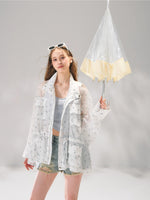 Floral Batwing Cover-up
