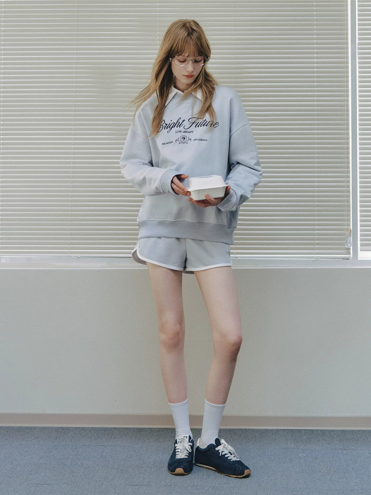 Academy Embroidery Cotton Sweatshirt