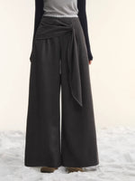 Layered Relaxed Wide Pants
