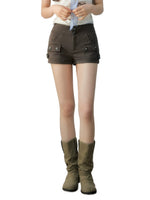 Retro Cargo Low-Rise Shorts
