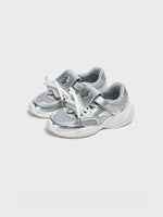 Silver Ballet Mary Jane Sneakers